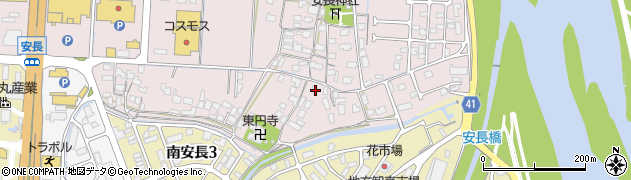 鳥取県鳥取市安長527周辺の地図