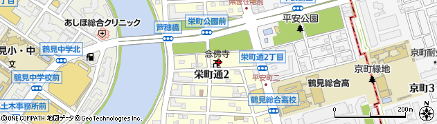 念仏寺周辺の地図