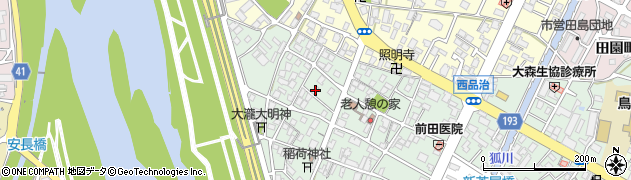 鳥取県鳥取市西品治582周辺の地図