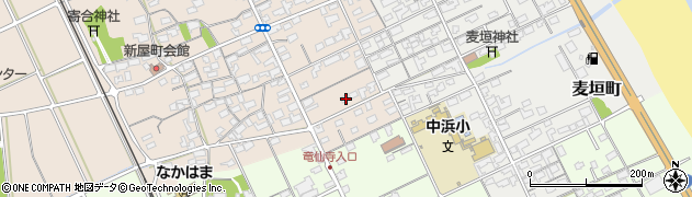 鳥取県境港市新屋町391周辺の地図