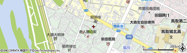 鳥取県鳥取市西品治616周辺の地図