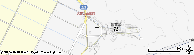 福井県小浜市次吉周辺の地図