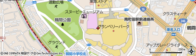 スターバックスコーヒー 南町田グランベリーパーク店周辺の地図