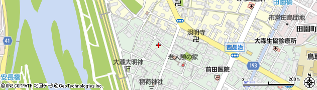鳥取県鳥取市西品治593周辺の地図