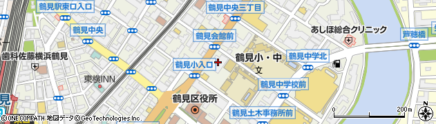 ココファン横浜鶴見周辺の地図