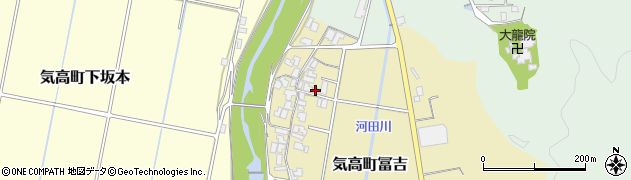 鳥取県鳥取市気高町冨吉169周辺の地図
