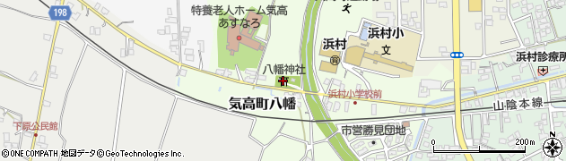 鳥取県鳥取市気高町八幡246周辺の地図