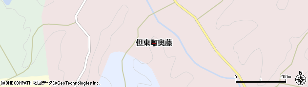 兵庫県豊岡市但東町奥藤周辺の地図