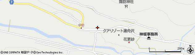 岐阜県中津川市神坂224周辺の地図