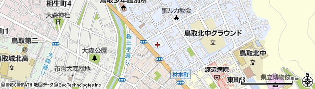 日本メックス株式会社ＮＴＴ鳥取ビルメックスセンタ周辺の地図