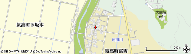 鳥取県鳥取市気高町冨吉170周辺の地図