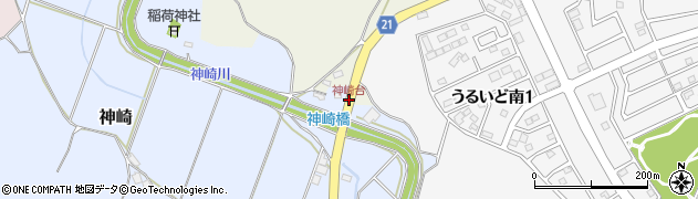 神崎台周辺の地図