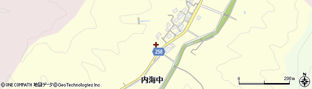 鳥取県鳥取市内海中周辺の地図