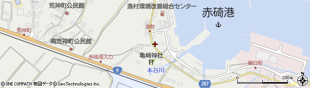 鳥取県東伯郡琴浦町赤碕64周辺の地図