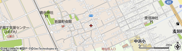 鳥取県境港市新屋町620周辺の地図