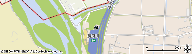 ＥＮＥＯＳ東海北陸自動車道（下り）長良川サービスエリアＳＳ周辺の地図