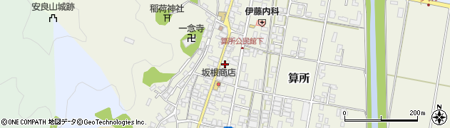 京都府与謝野町（与謝郡）算所周辺の地図