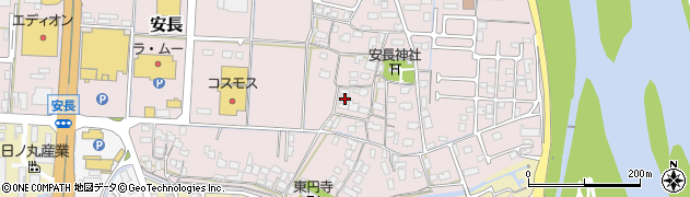 鳥取県鳥取市安長344周辺の地図