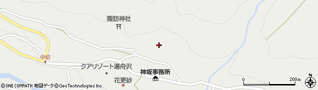 岐阜県中津川市神坂401周辺の地図
