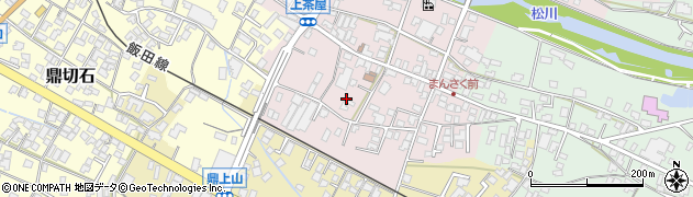 長野県飯田市鼎上茶屋周辺の地図