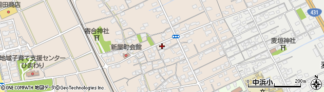 鳥取県境港市新屋町632周辺の地図