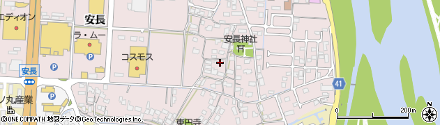 鳥取県鳥取市安長周辺の地図
