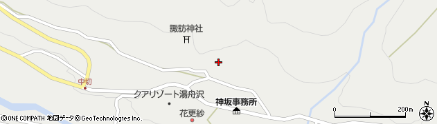 岐阜県中津川市神坂423周辺の地図
