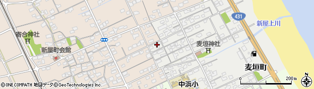 鳥取県境港市麦垣町72周辺の地図