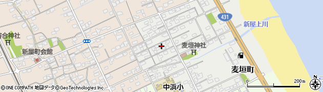 鳥取県境港市麦垣町44周辺の地図