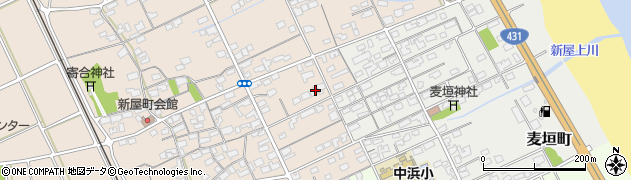鳥取県境港市新屋町368周辺の地図