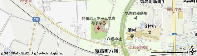 鳥取県鳥取市気高町八幡268周辺の地図