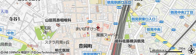 横浜石心会病院周辺の地図