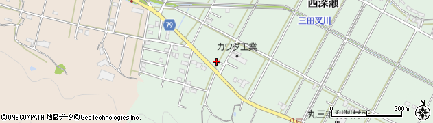 関本巣線周辺の地図