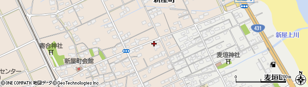鳥取県境港市新屋町349周辺の地図