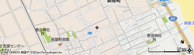 鳥取県境港市新屋町343周辺の地図