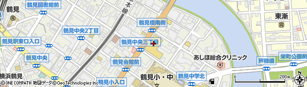 ＭＥＧＡドン・キホーテ鶴見中央店周辺の地図
