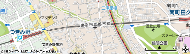 神奈川県大和市下鶴間611周辺の地図