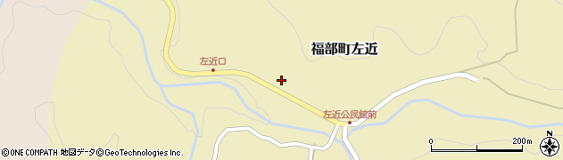 鳥取県鳥取市福部町左近14周辺の地図