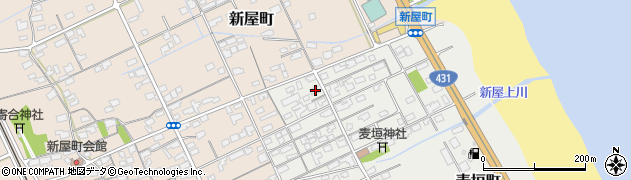 鳥取県境港市麦垣町85周辺の地図