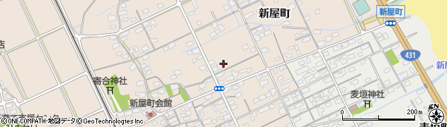 鳥取県境港市新屋町334周辺の地図