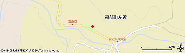 鳥取県鳥取市福部町左近22周辺の地図