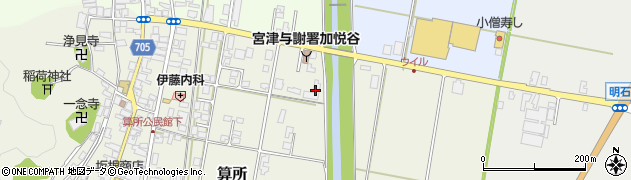 与謝野町立染色センター周辺の地図