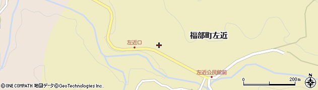 鳥取県鳥取市福部町左近24周辺の地図