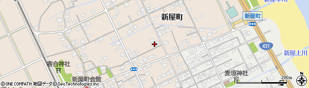 鳥取県境港市新屋町329周辺の地図