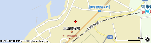 ＪＡ鳥取西部名和周辺の地図