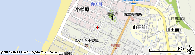 古川若狭塗店周辺の地図