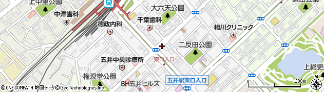 千葉県市原市五井中央東周辺の地図