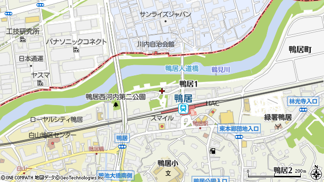 〒226-0003 神奈川県横浜市緑区鴨居の地図