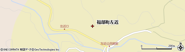 鳥取県鳥取市福部町左近周辺の地図