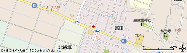 千葉県大網白里市富田2134周辺の地図